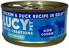 12/2.47oz Lucy Pet Chicken & Duck Recipe in Gravy for Cats - Items on Sales Now